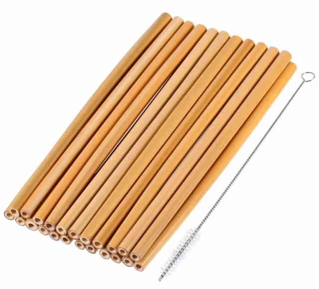 Bamboo drinking straws