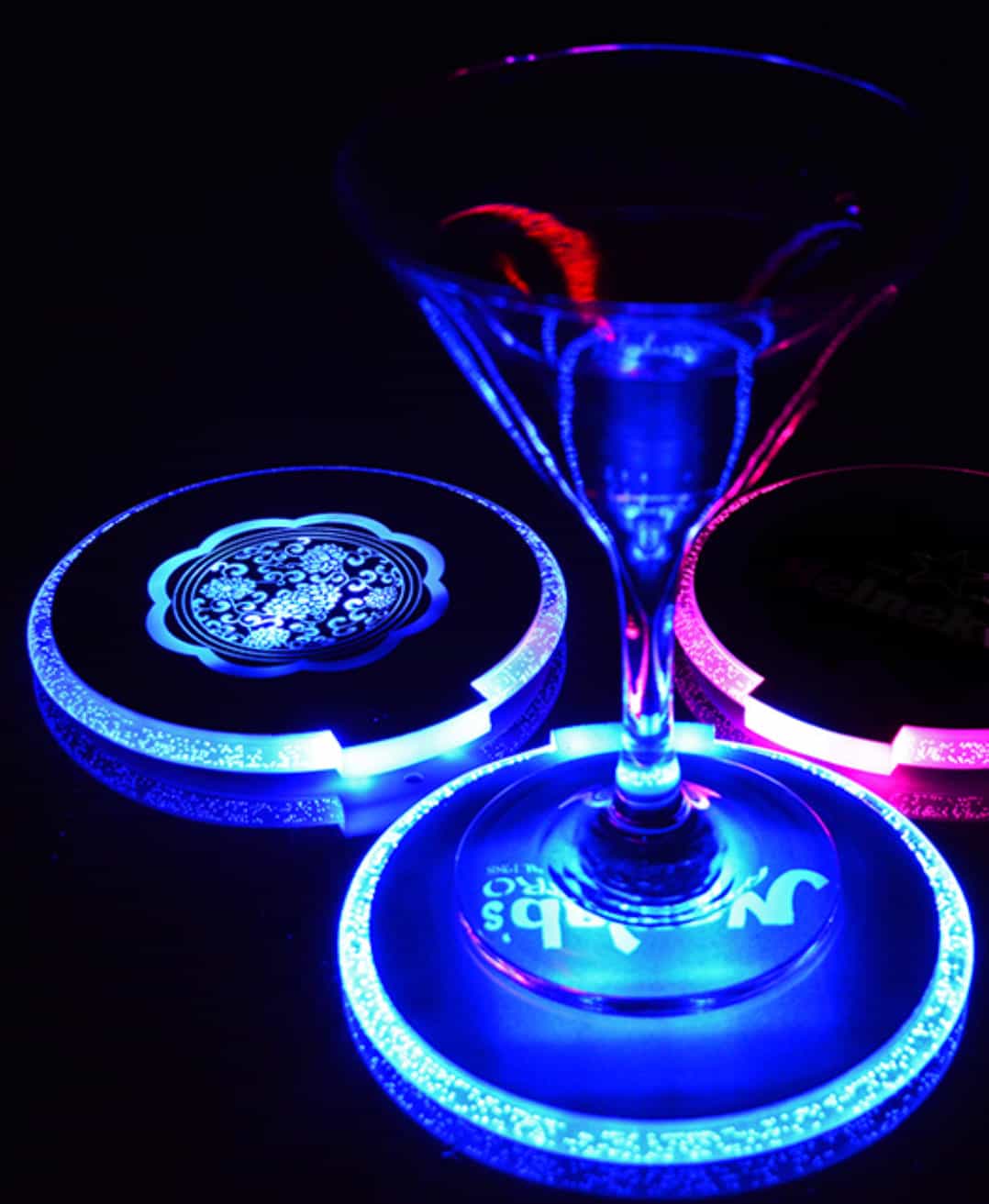LED beleuchtete Unteresetzer