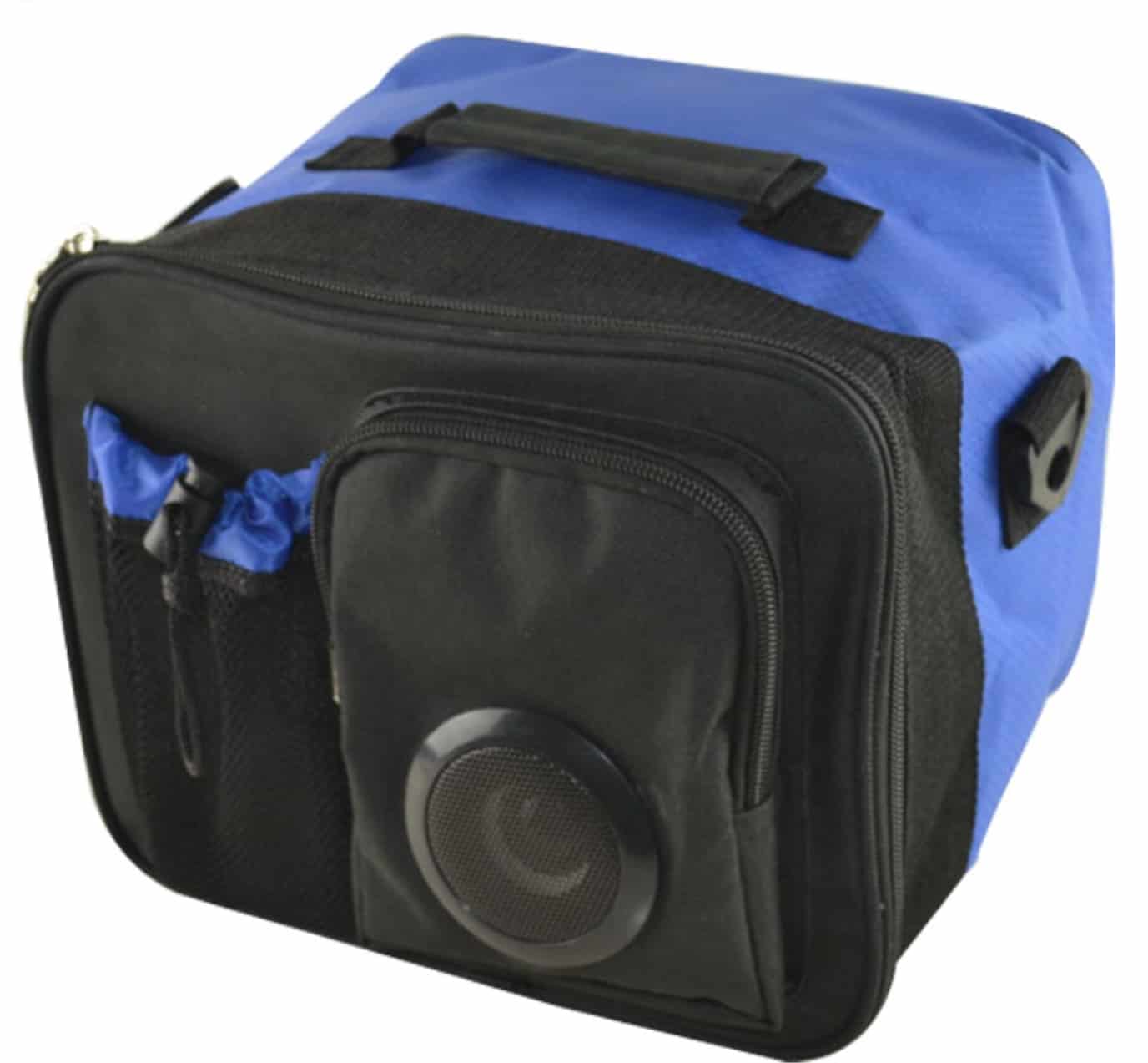 Promotional item, cooler with bluetooth speaker